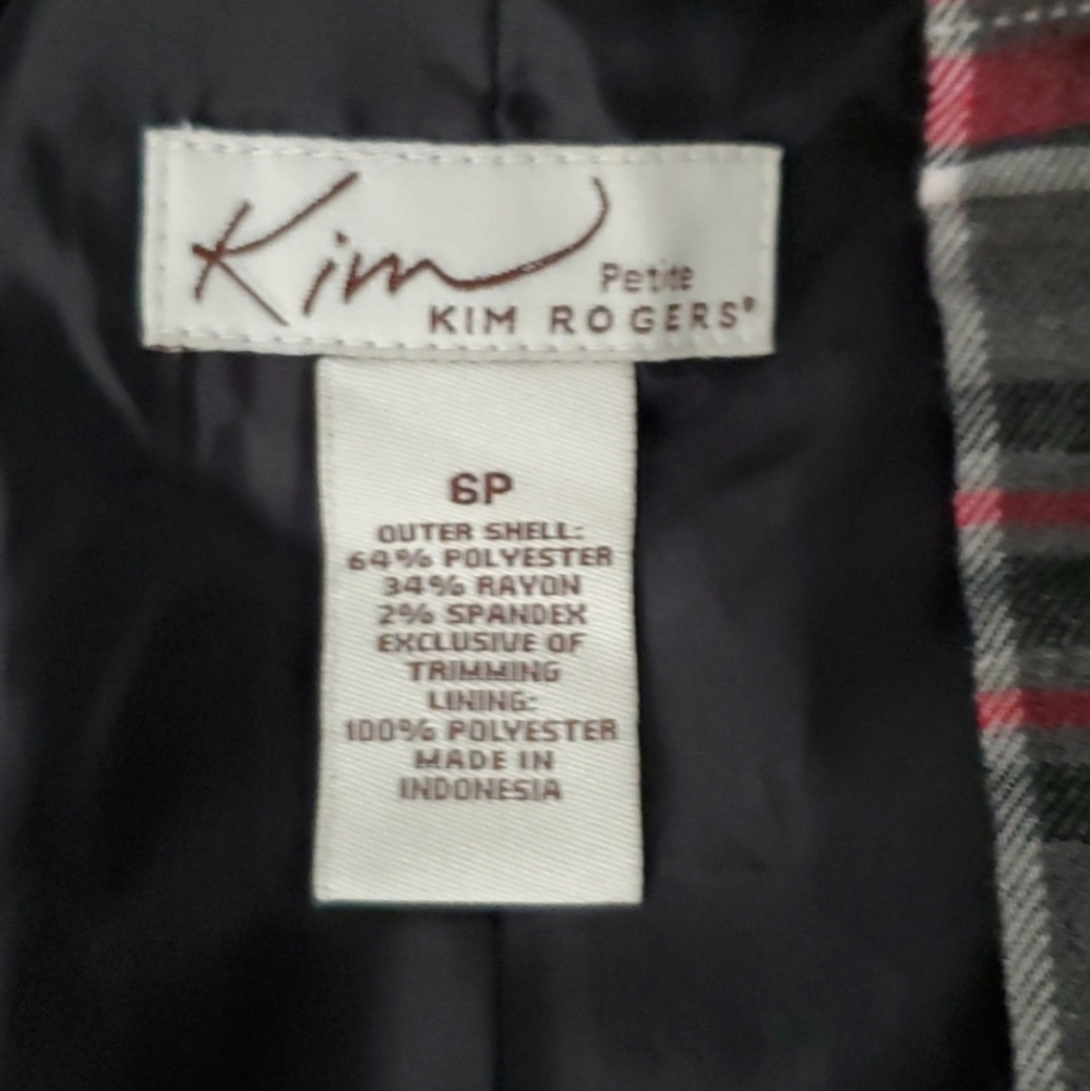 Kim Rogers Plaid Blazer - Picture 7 of 9